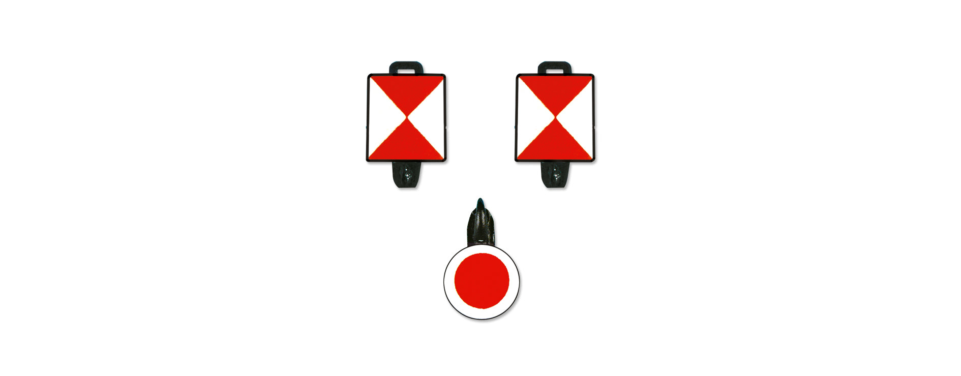 H0 Zugschluss-Set