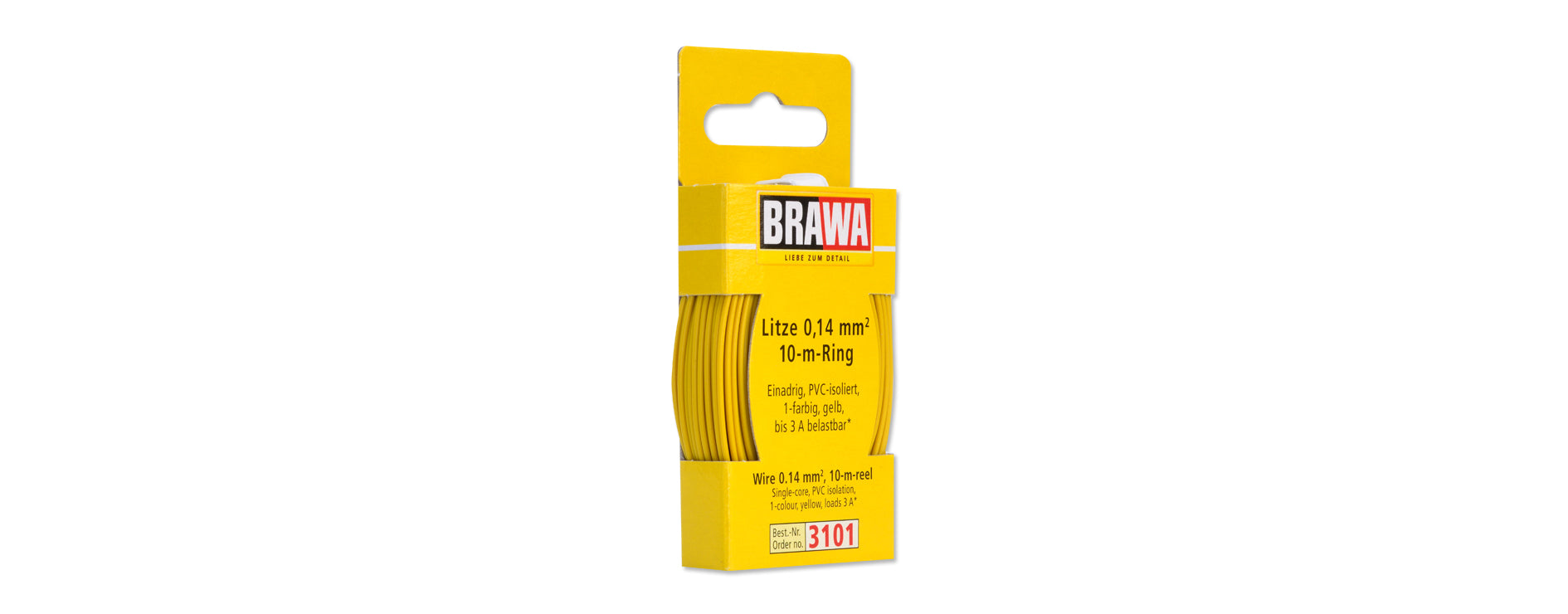 Für analogen Einsatz: Litze 1x 0,14 mm²; 10m Ring oder 25m oder 100m Spule