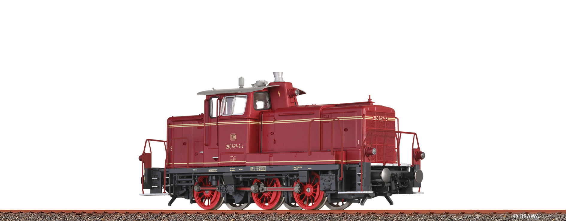 H0 Diesellok BR 260 DB $260 537-6; BD Karlsruhe; Bw Offenburg