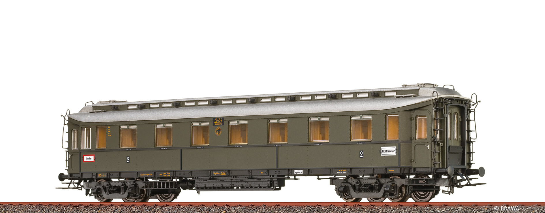 H0 Reisezugwagen B4ü Pr 20 DRG $Magdeburg 15 464