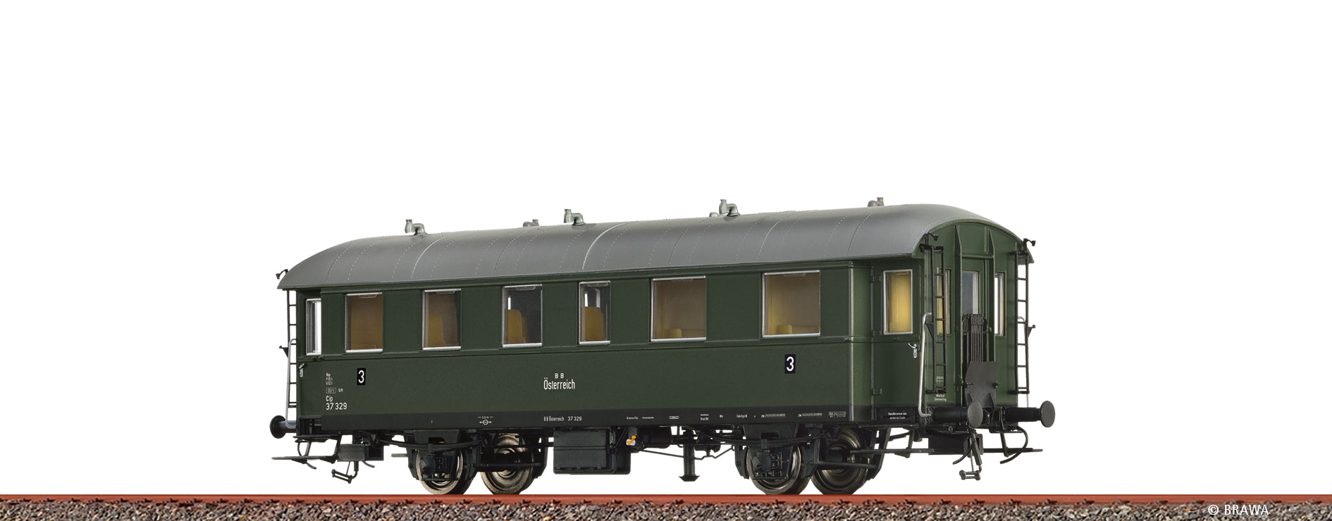 H0 Einheits-Nebenbahnwagen Cip BBÖ $37 329