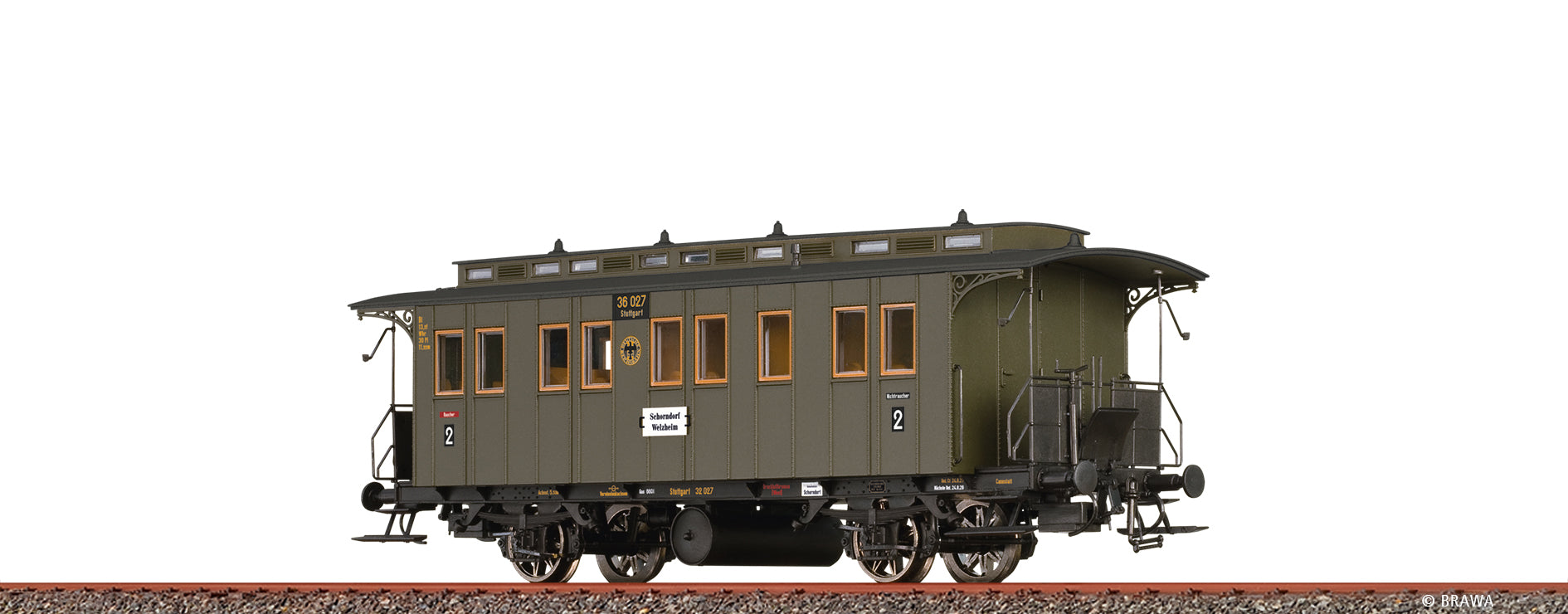 H0 Personenwagen Bi DRG $Stuttgart 36 027