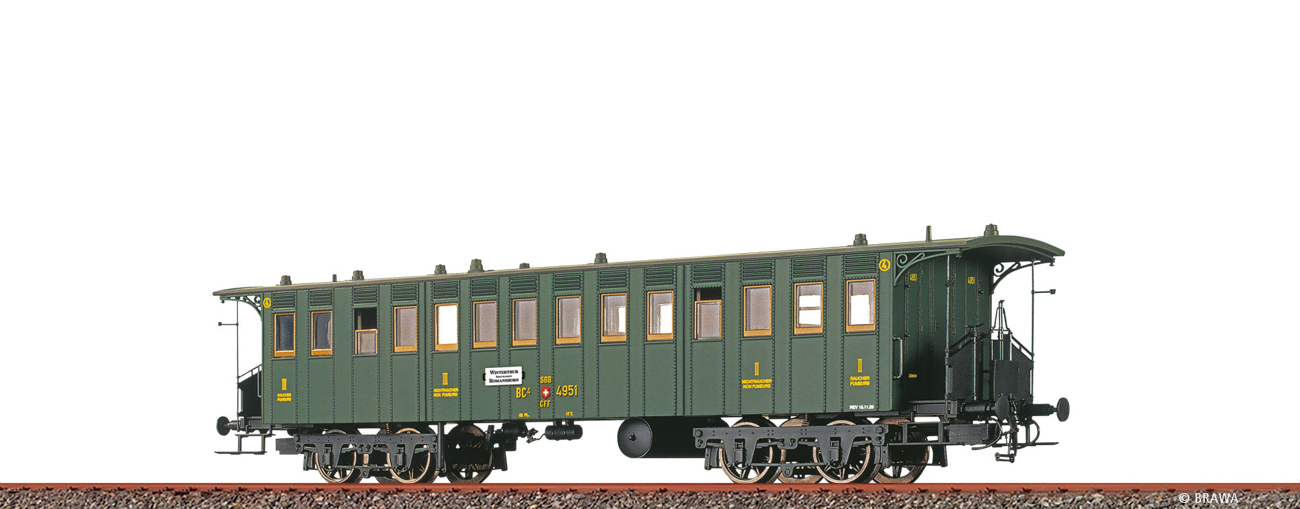 H0 Personenwagen BC4 SBB $4951