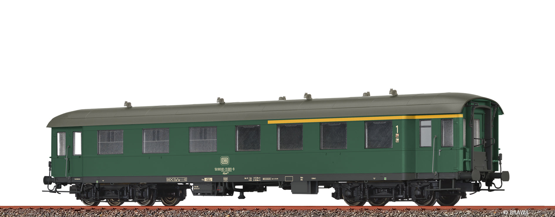 H0 Halbgepäckwagen Adyse641 DB $50 80 81-11 001-9 Ffm