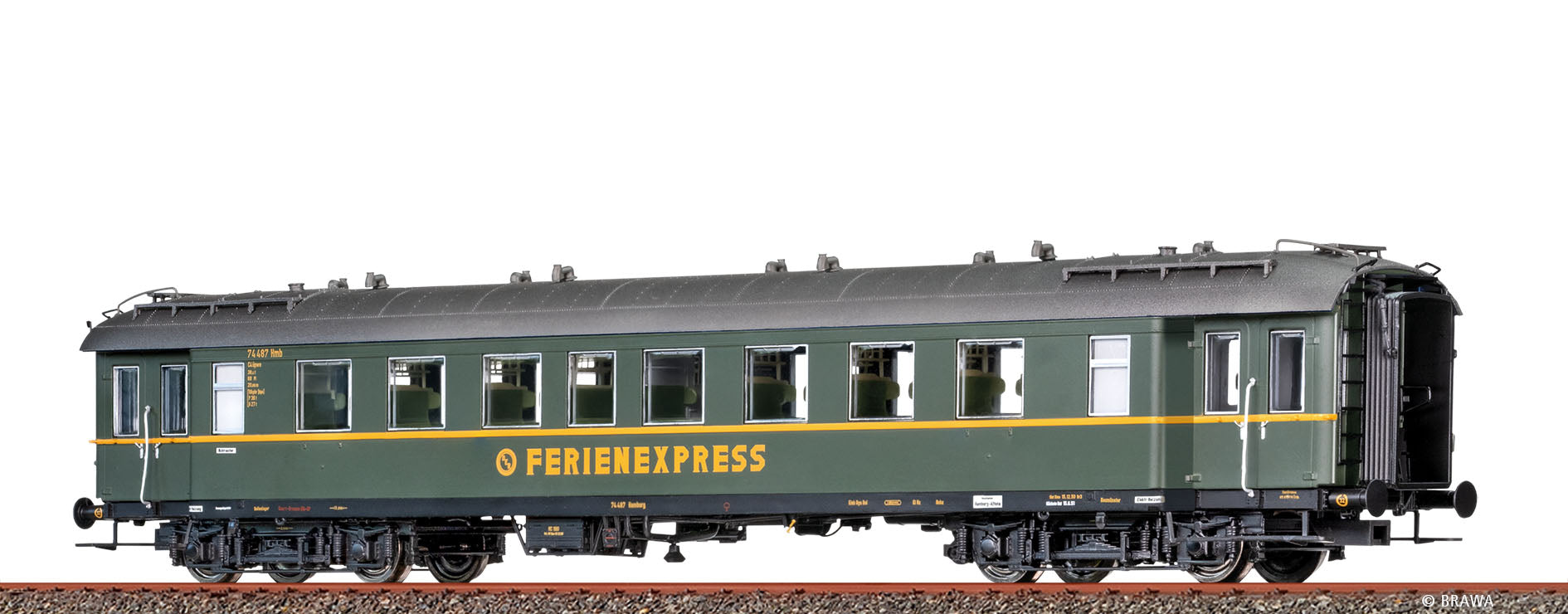 H0 Personenwagen C4üpwe "DER Ferienexpress" DB $74 487 Hmb
