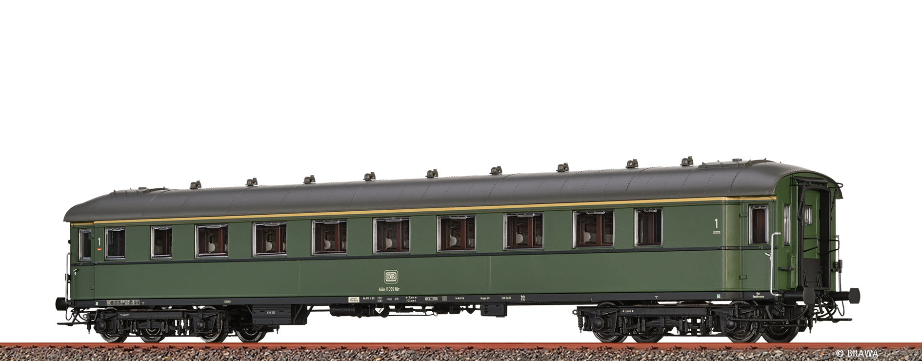 H0 Schnellzugwagen A4üe-28/52 DB $11 359 Nür