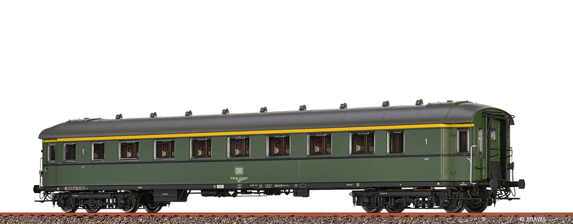 H0 Schnellzugwagen Aüe303 DB $51 80 18-43 040-6
