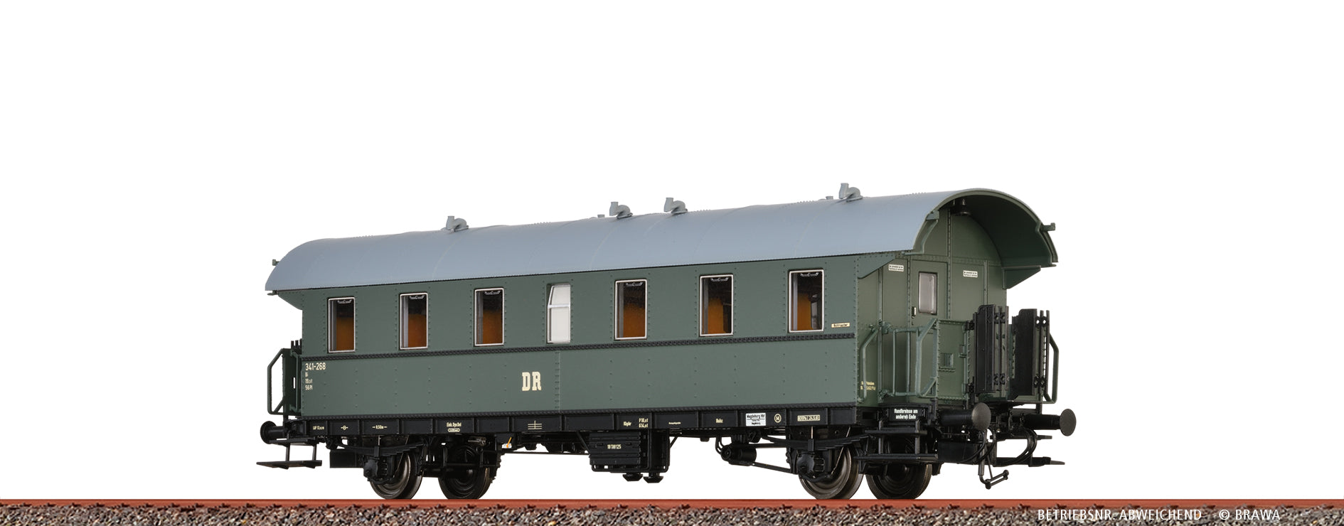 H0 Einheits-Durchgangswagen Bi DR $341-445 Gera Hbf/Wm Zwickau