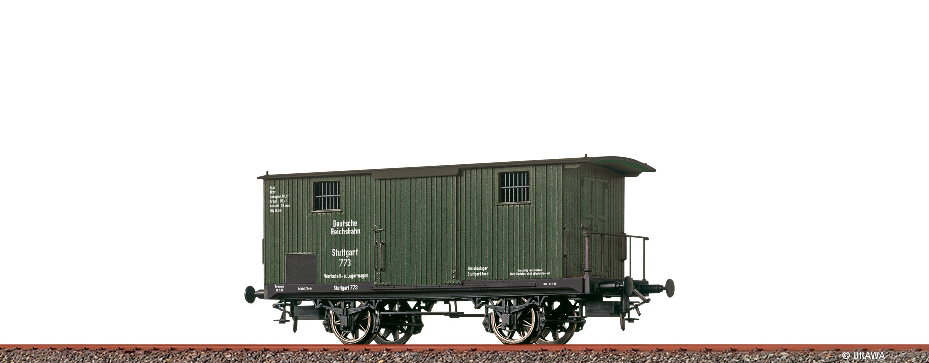 H0 Gedeckter Güterwagen G DRG $Stuttgart 773