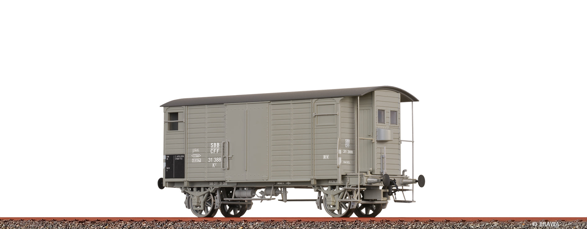 H0 Gedeckter Güterwagen K2 SBB $31 388