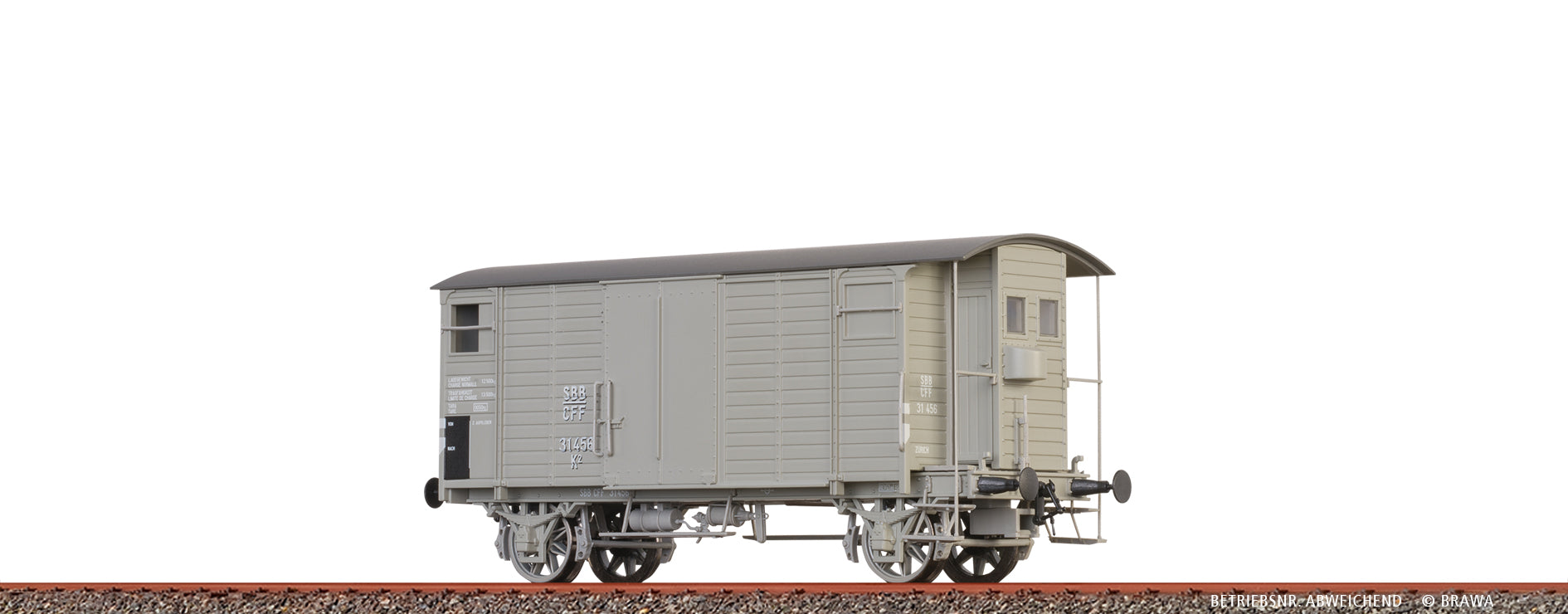 H0 Gedeckter Güterwagen K2 SBB $32 756