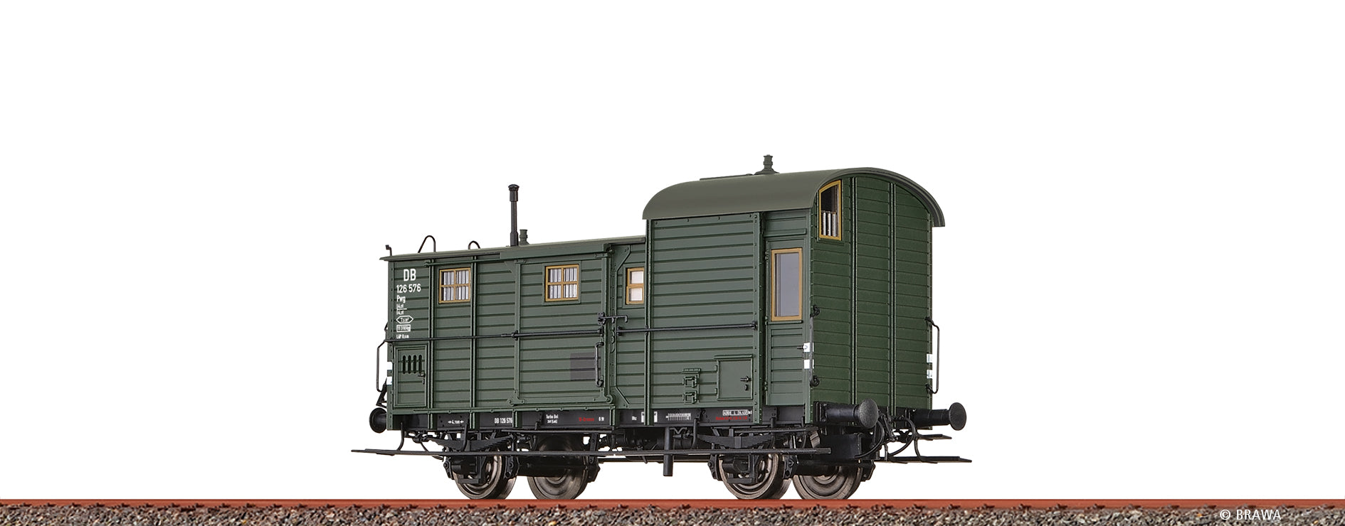 H0 Güterzuggepäckwagen Pwg DB $126 576