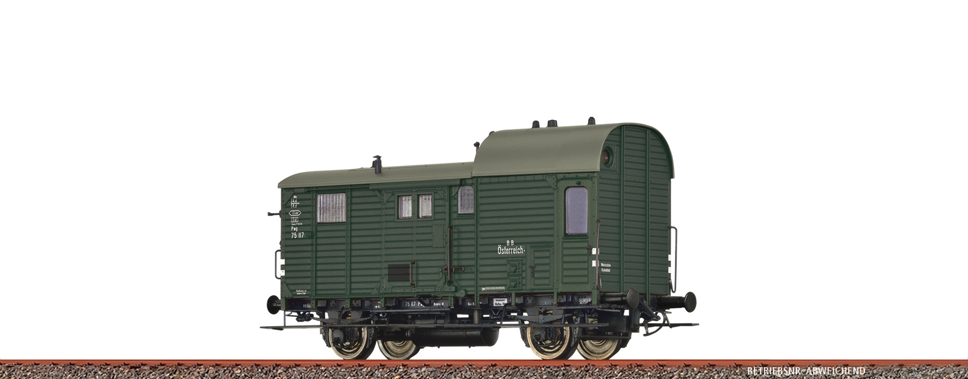 H0 Güterzuggepäckwagen Pwg BBÖ $75 266