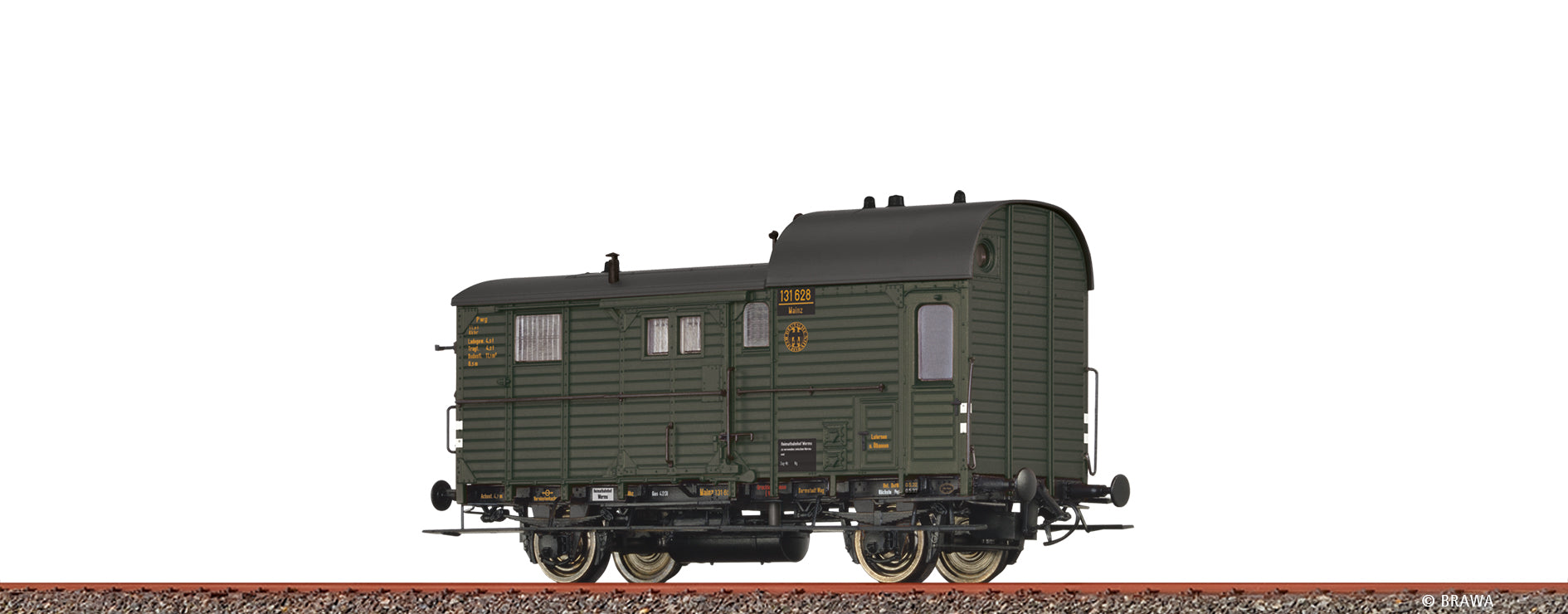 H0 Güterzuggepäckwagen Pwg pr 14 DRG $Mainz 131 628