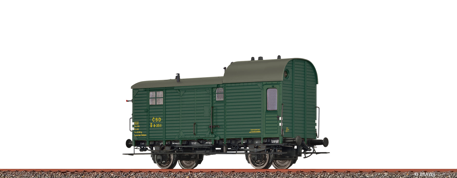 H0 Güterzuggepäckwagen D CSD $8-3511