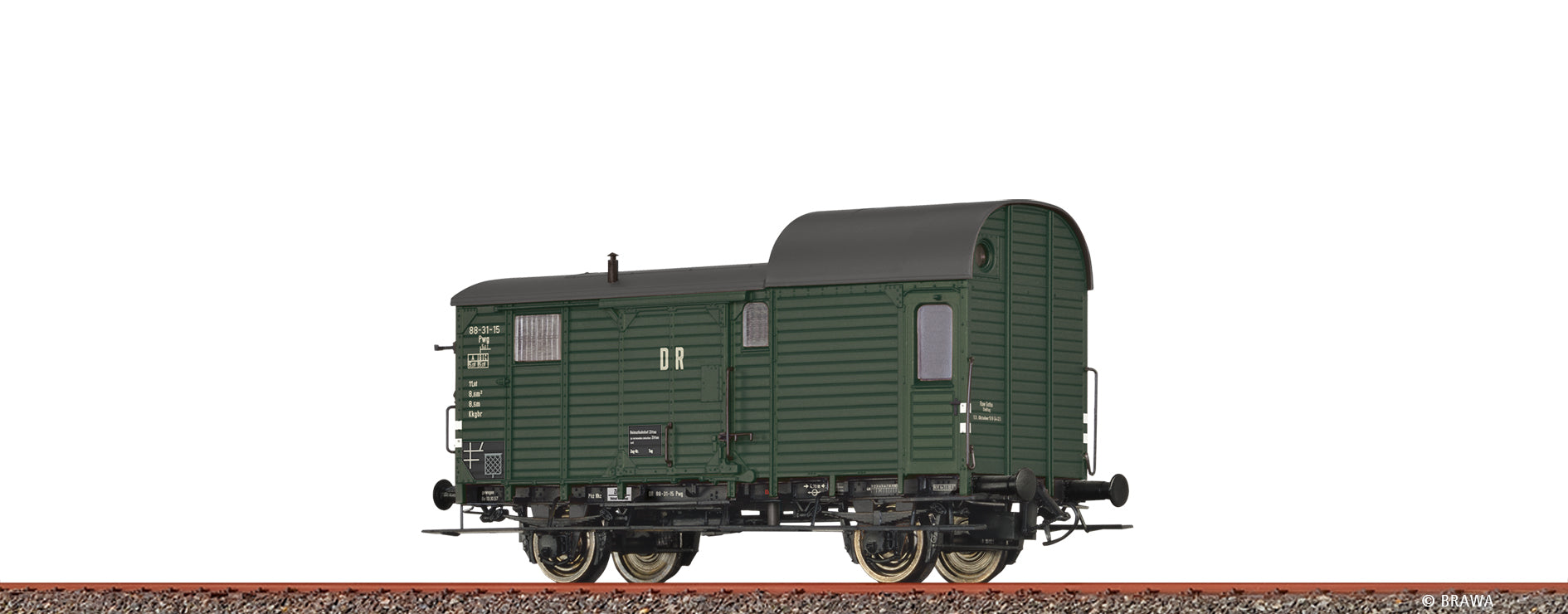 H0 Güterzuggepäckwagen Pwg DR $88-31-15