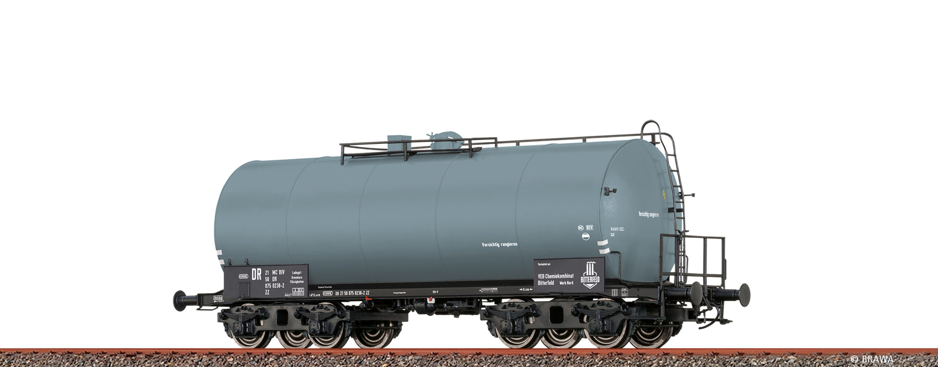 H0 Leichtbaukesselwagen Uerdingen ZZ DR $21 50 075 0238-2