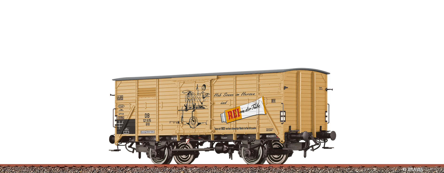 H0 Gedeckter Güterwagen G10 "Rei" DB $121 615