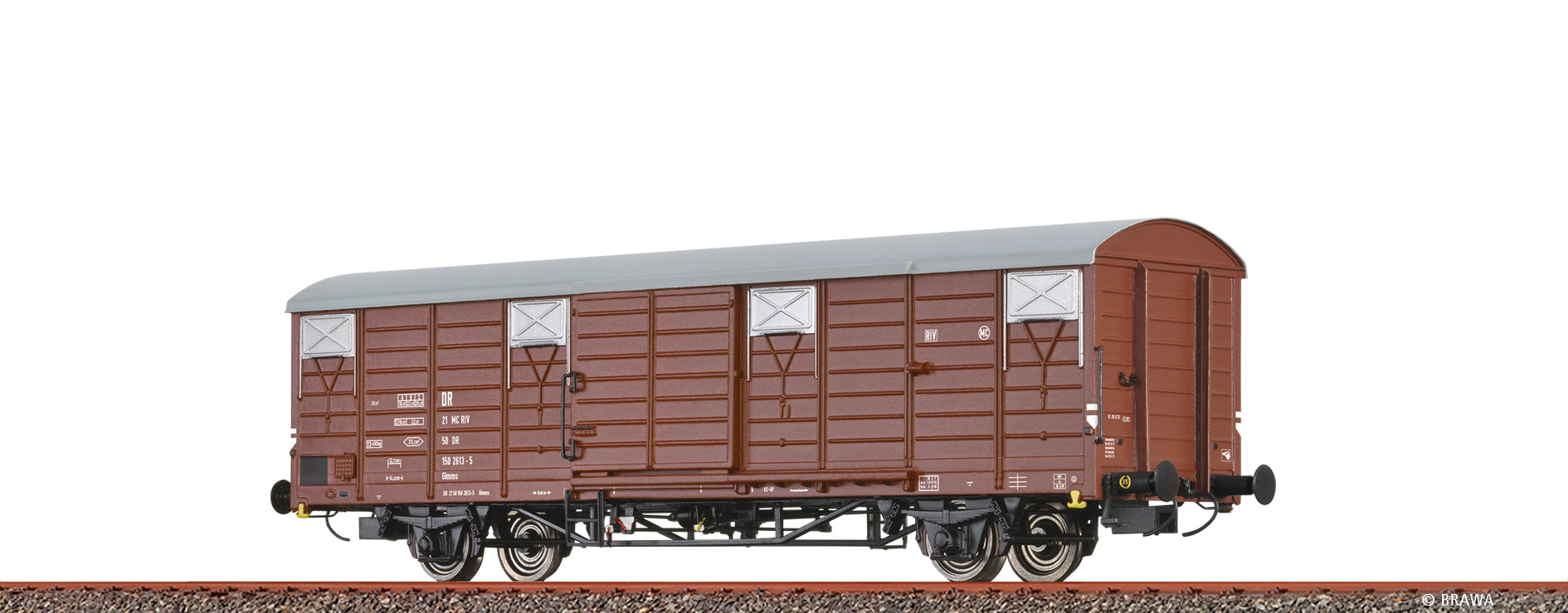 H0 Gedeckter Güterwagen Glmms DR $21 50 150 2613-5