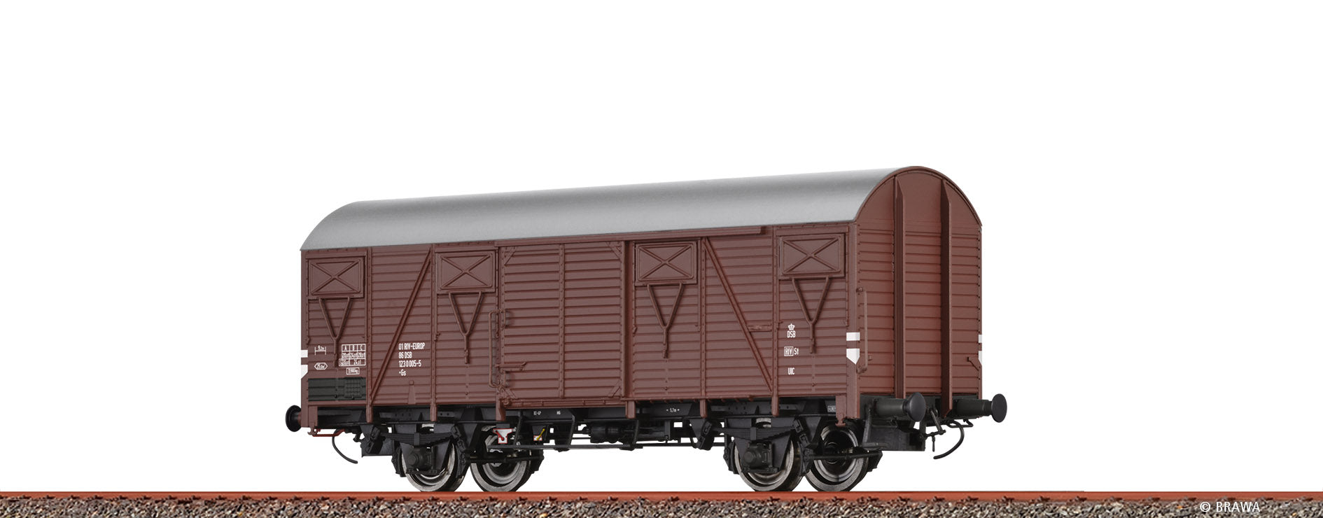H0 Gedeckter Güterwagen Gs "EUROP" DSB $01 86 123 0 005-5