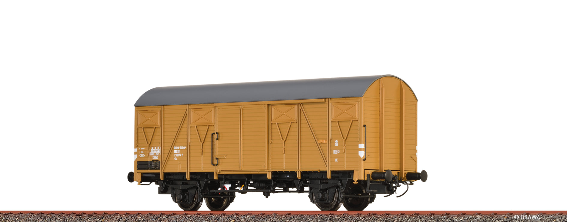 H0 Gedeckter Güterwagen Gs "EUROP" DSB $01 86 123 0 174-9