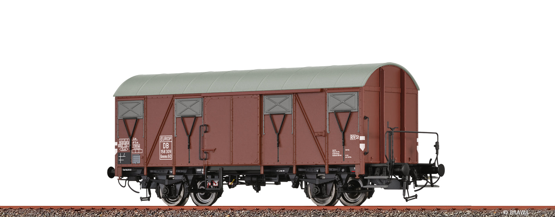 H0 Gedeckter Güterwagen Gmms60 "EUROP" DB $158 309