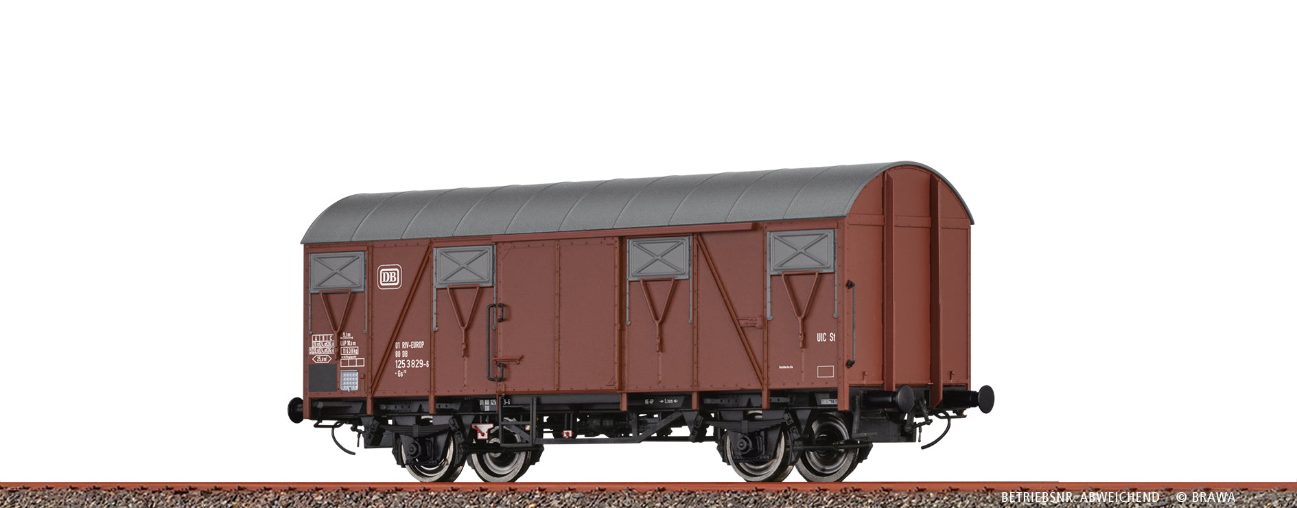 H0 Gedeckter Güterwagen Gs212 DB $01 80 125 2 313-2
