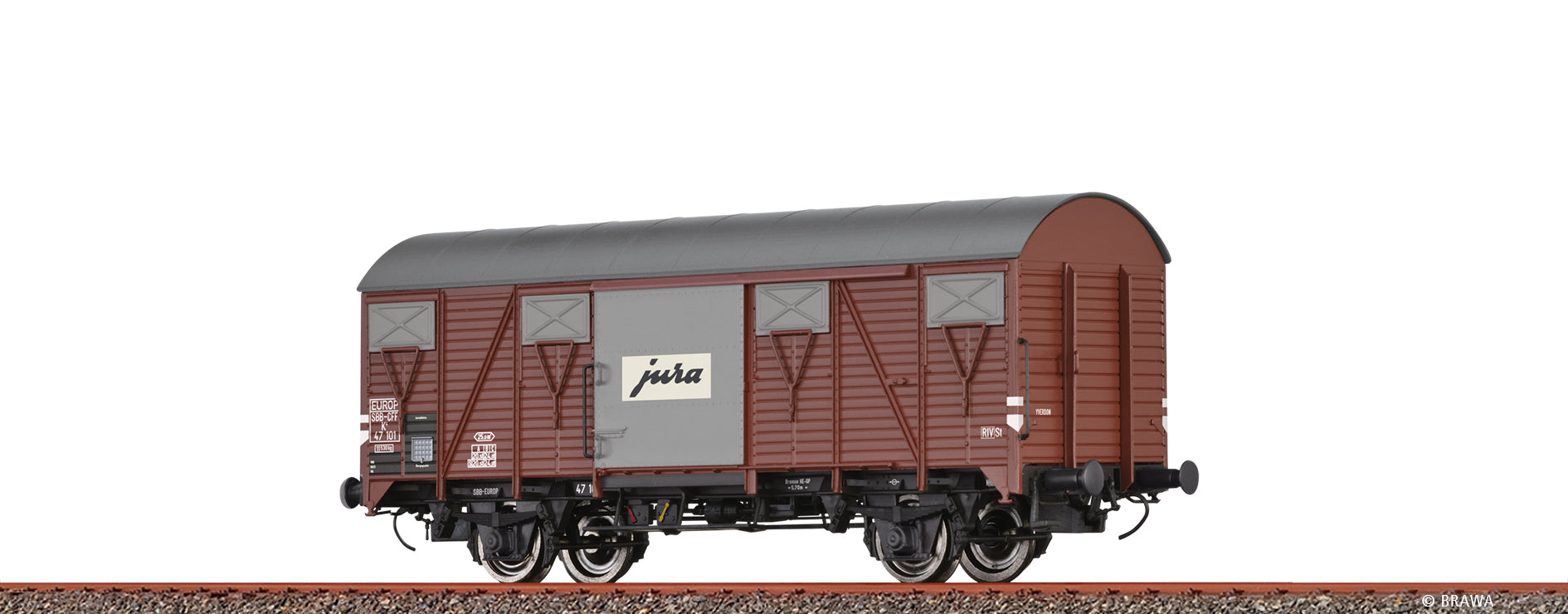 H0 Gedeckter Güterwagen K4 "Jura" SBB $47 101