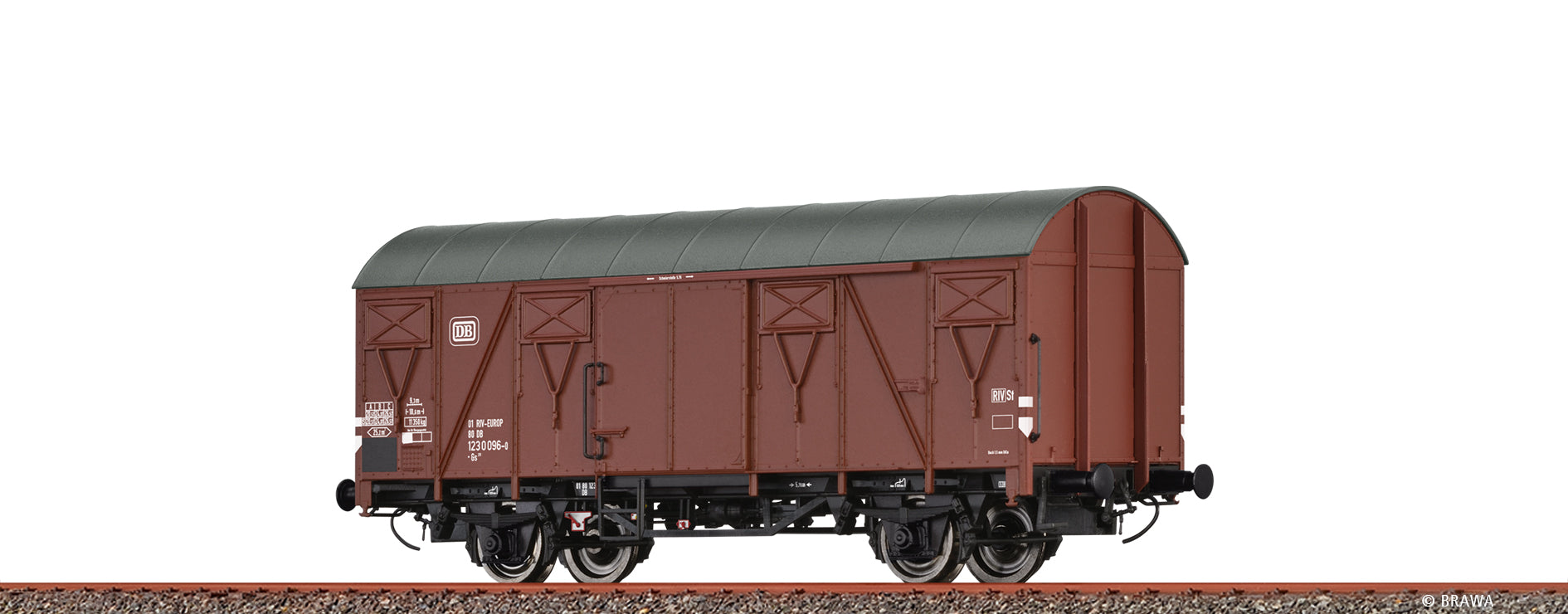 H0 Gedeckter Güterwagen Gs211 DB $01 80 123 0 096-0