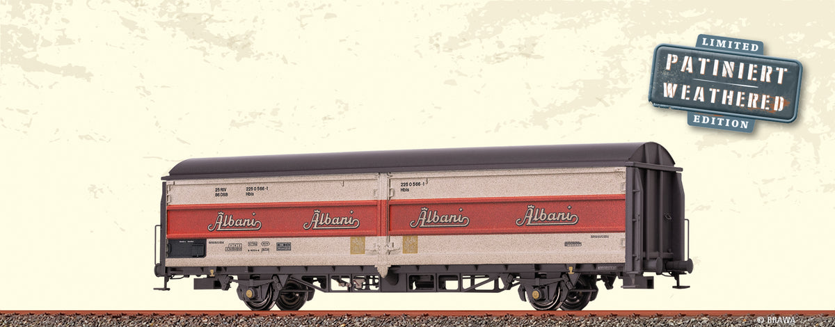 H0 Schiebewandwagen Hbis "Albani" DSB patiniert$25 86 225 0 566-1