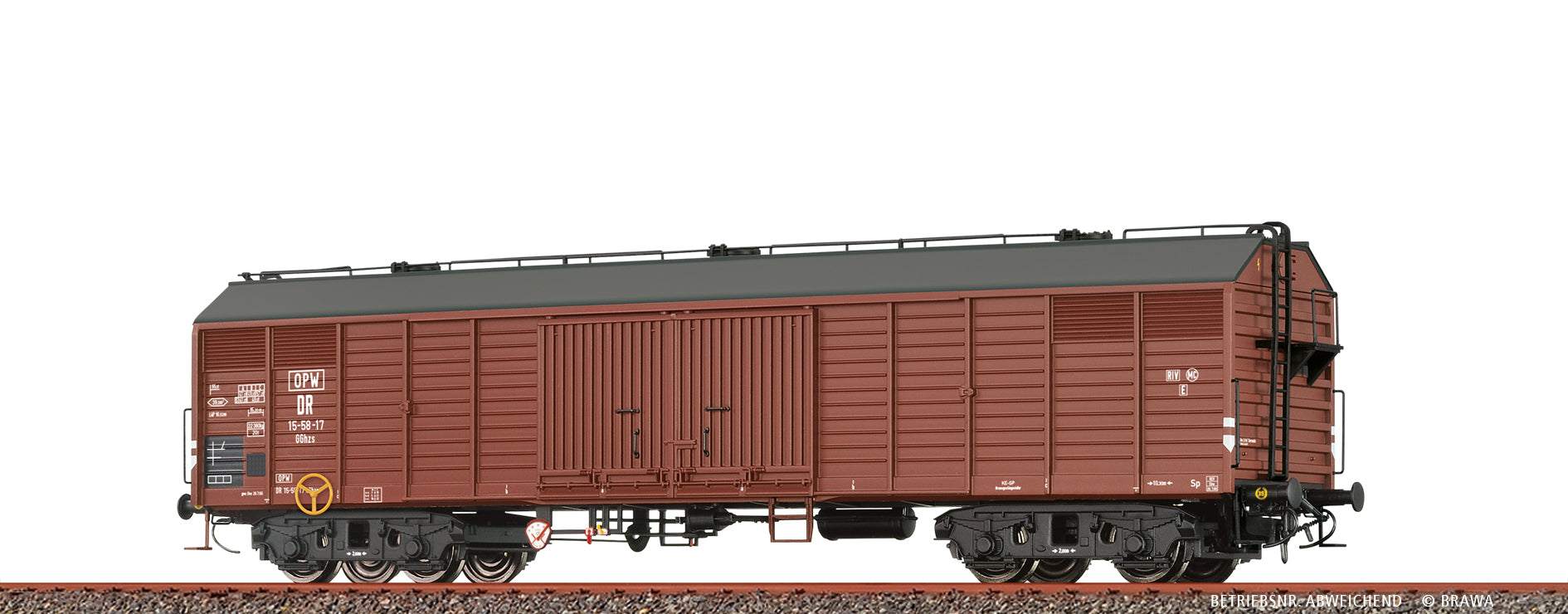 H0 Gedeckter Güterwagen GGhzs DR $15-53-11