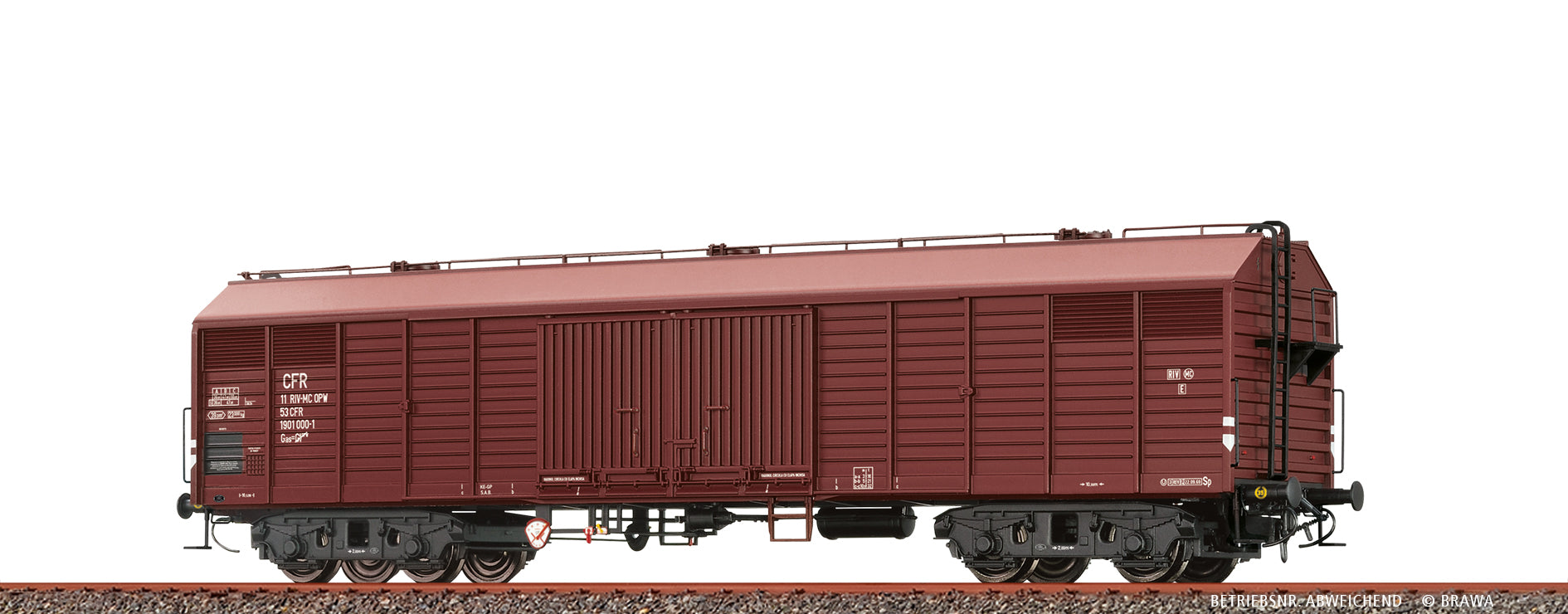 H0 Gedeckter Güterwagen Gas CFR $11 53 1901 010-0