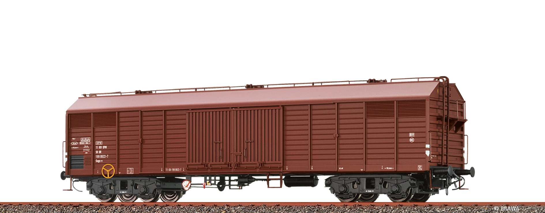 H0 Gedeckter Güterwagen Gags-v DR $11 50 199 0622-7