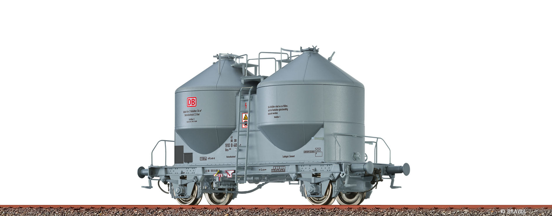 H0 Staubbehälterwagen Ucs909 DB AG $41 80 910 8 488-3