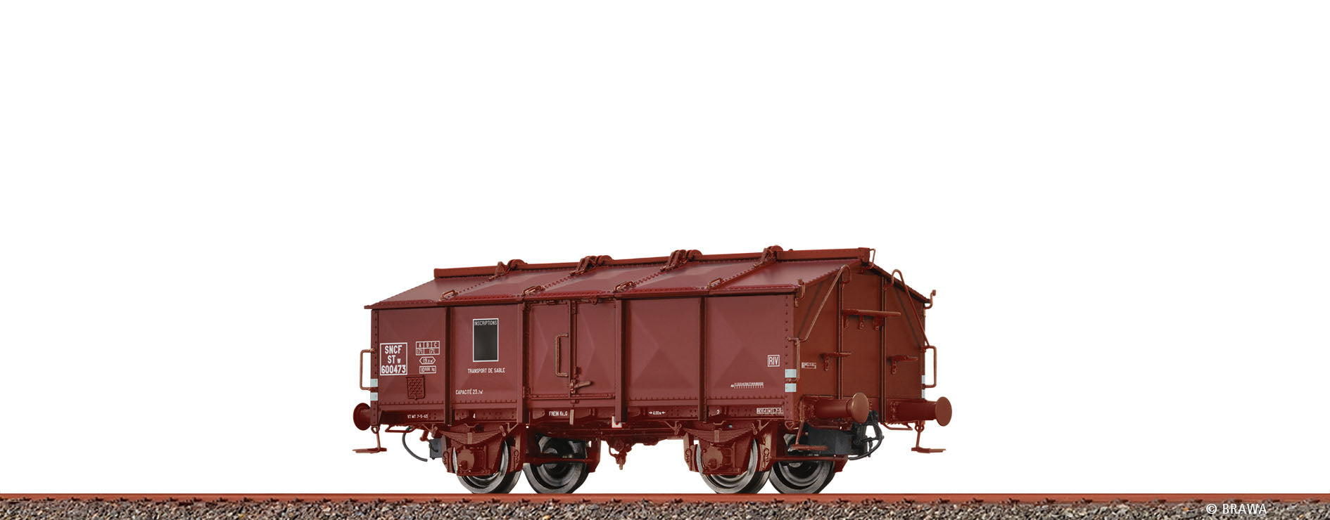 H0 Klappdeckelwagen STw SNCF $600 473
