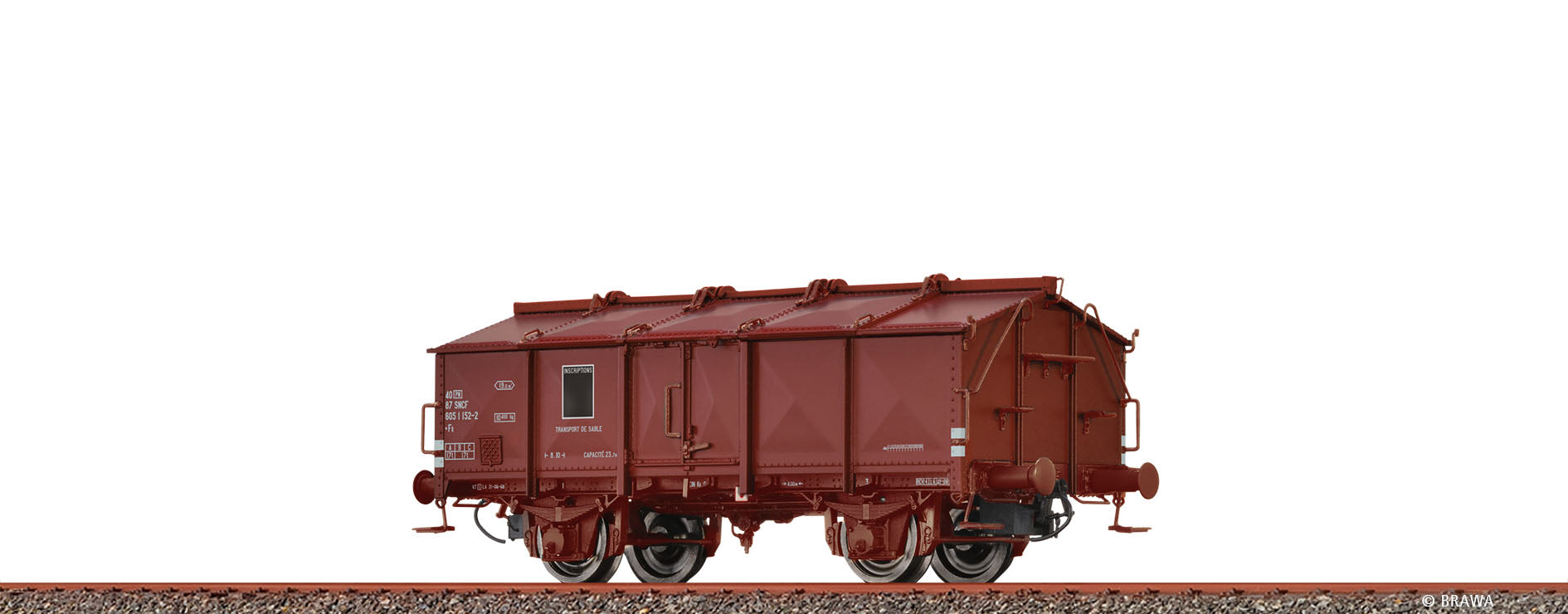 H0 Klappdeckelwagen Fk SNCF $40 87 605 1 152-2