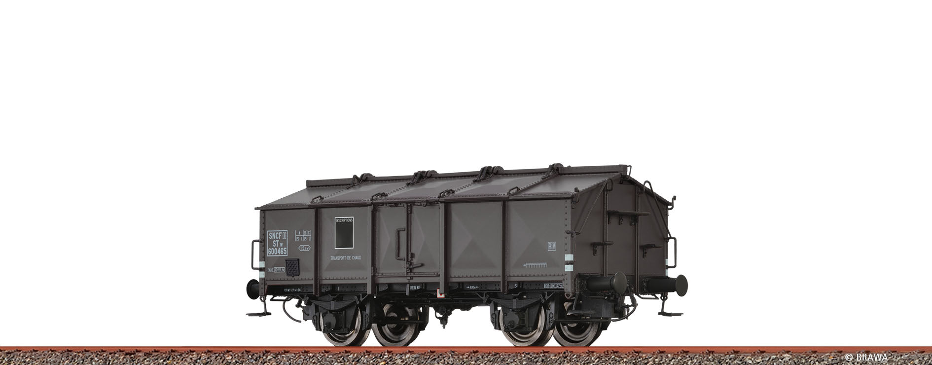 H0 Klappdeckelwagen STw SNCF $600 465
