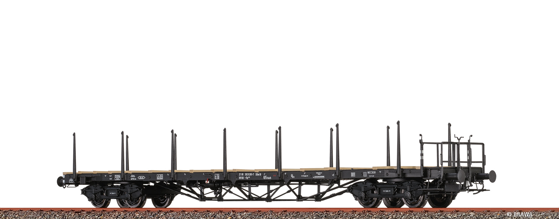 H0 Drehgestellflachwagen Rp668 DB $31 80 382 0 265-7