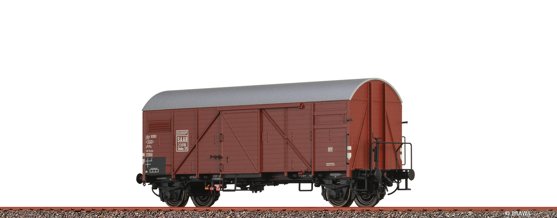H0 Gedeckter Güterwagen Gmhs35 "EUROP" SAAR $23 016