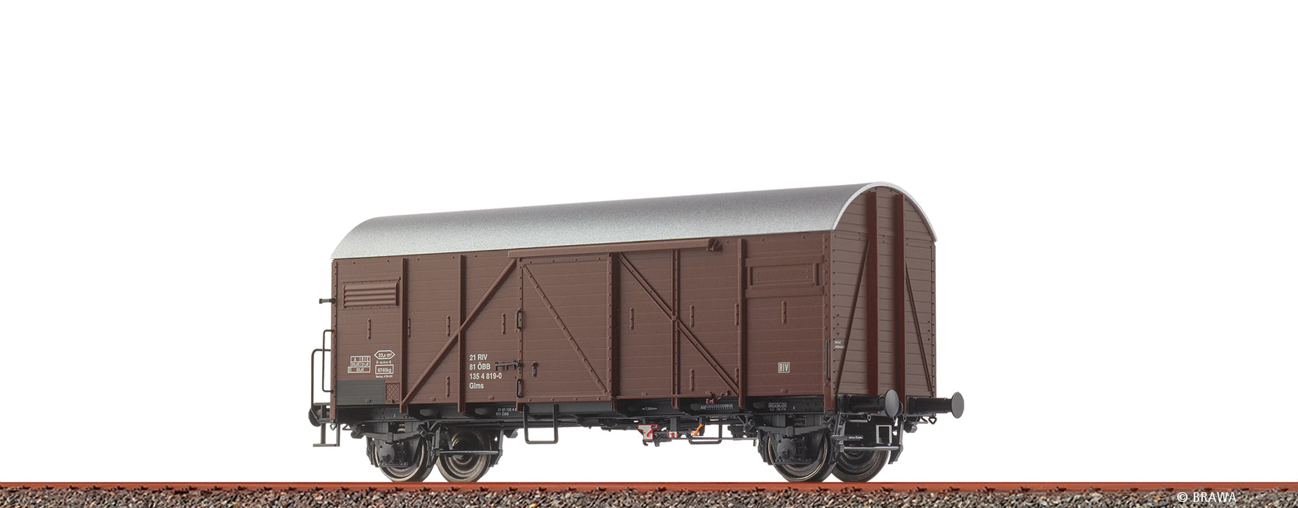 H0 Gedeckter Güterwagen Glms ÖBB $21 81 135 4 819-0