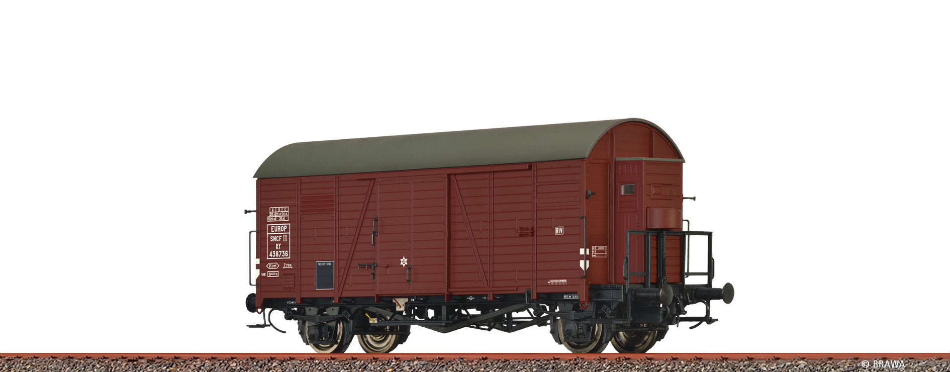 H0 Gedeckter Güterwagen Kf SNCF $438736
