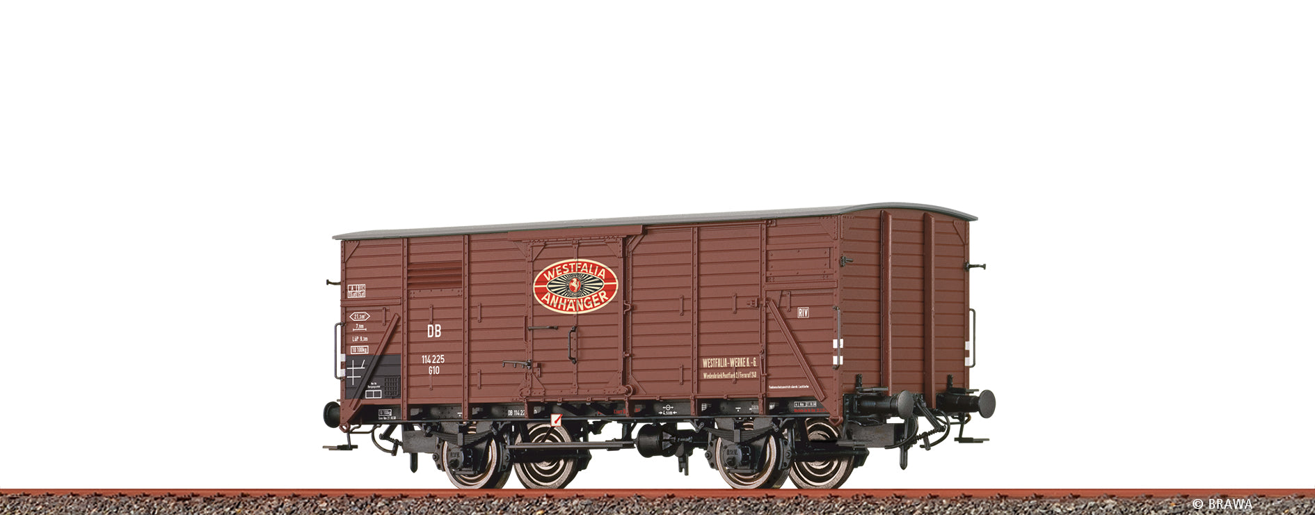 H0 Gedeckter Güterwagen G10 "Westfalia" DB $114 225