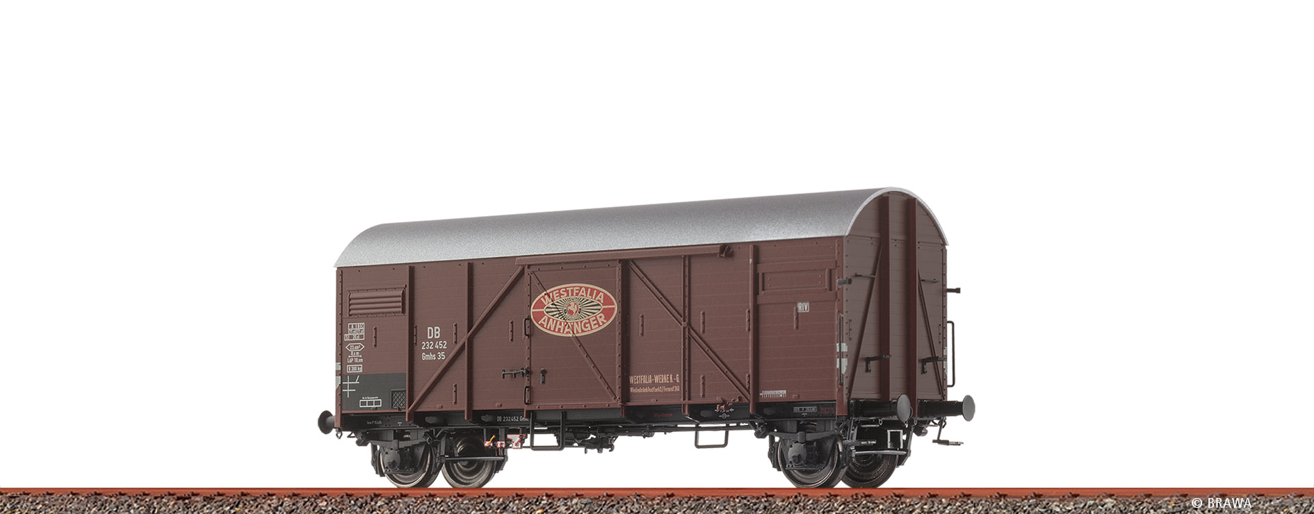 H0 Gedeckter Güterwagen Gmhs 35 "Westfalia" DB $232 452