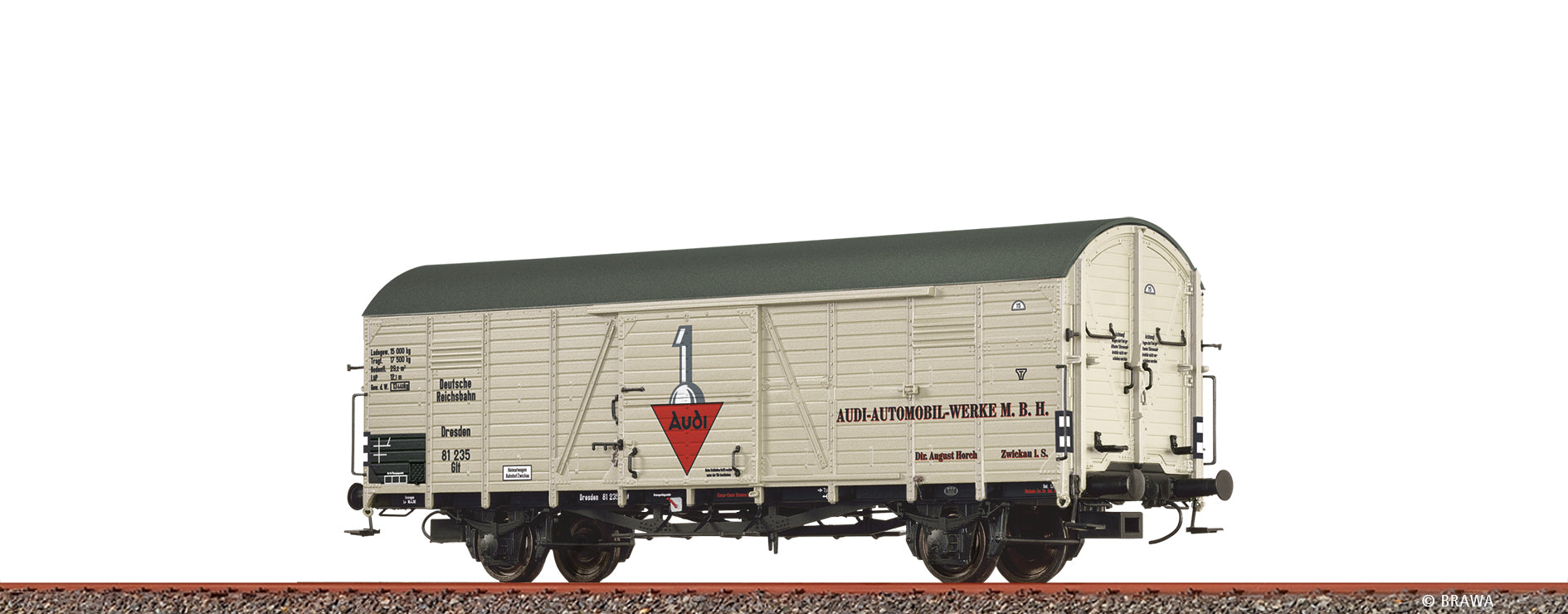 H0 Gedeckter Güterwagen Glt "Audi" DRG $81 235