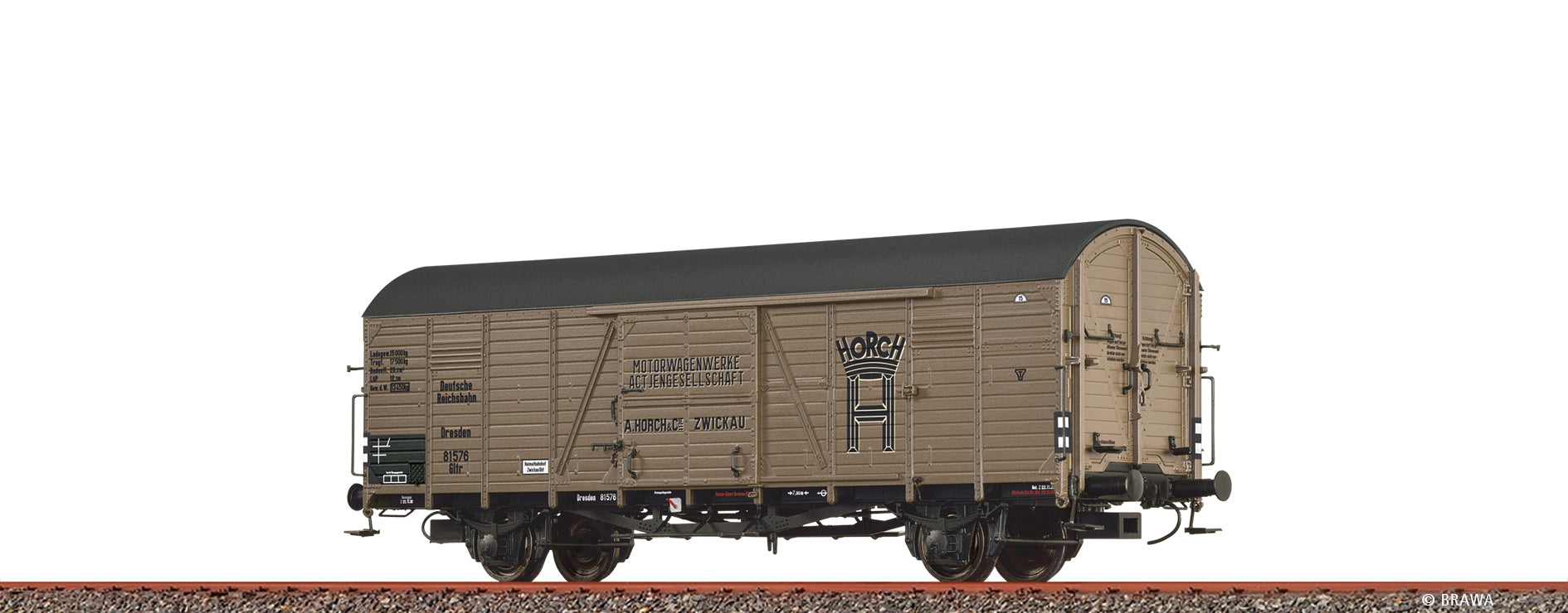 H0 Gedeckter Güterwagen Gltr "Horch" DRG $81576