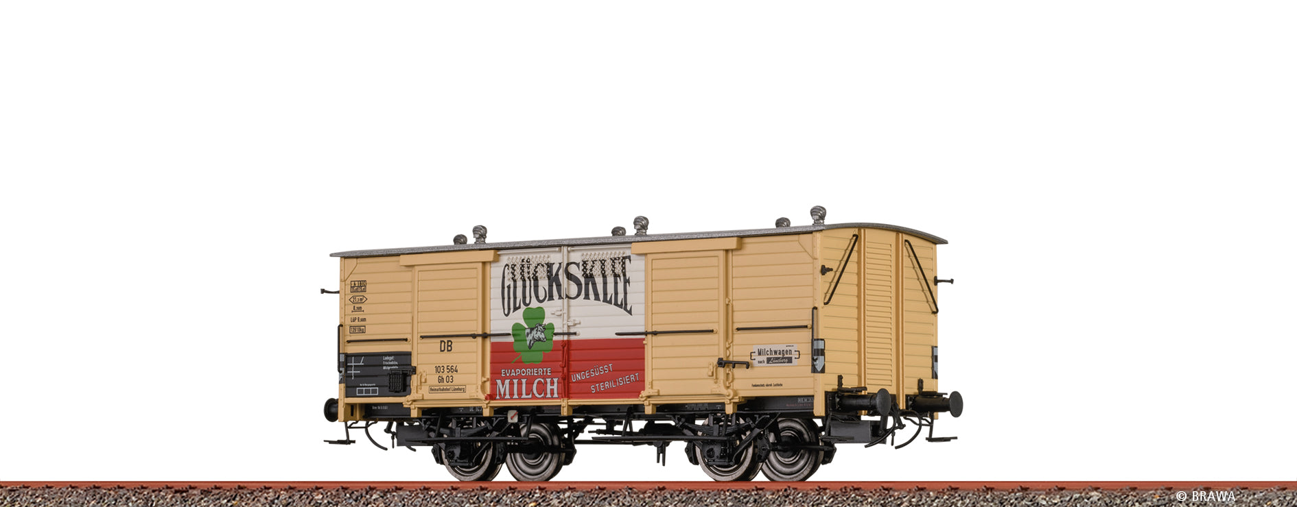 H0 Milchwagen Gh03 "Glücksklee" DB $103 564
