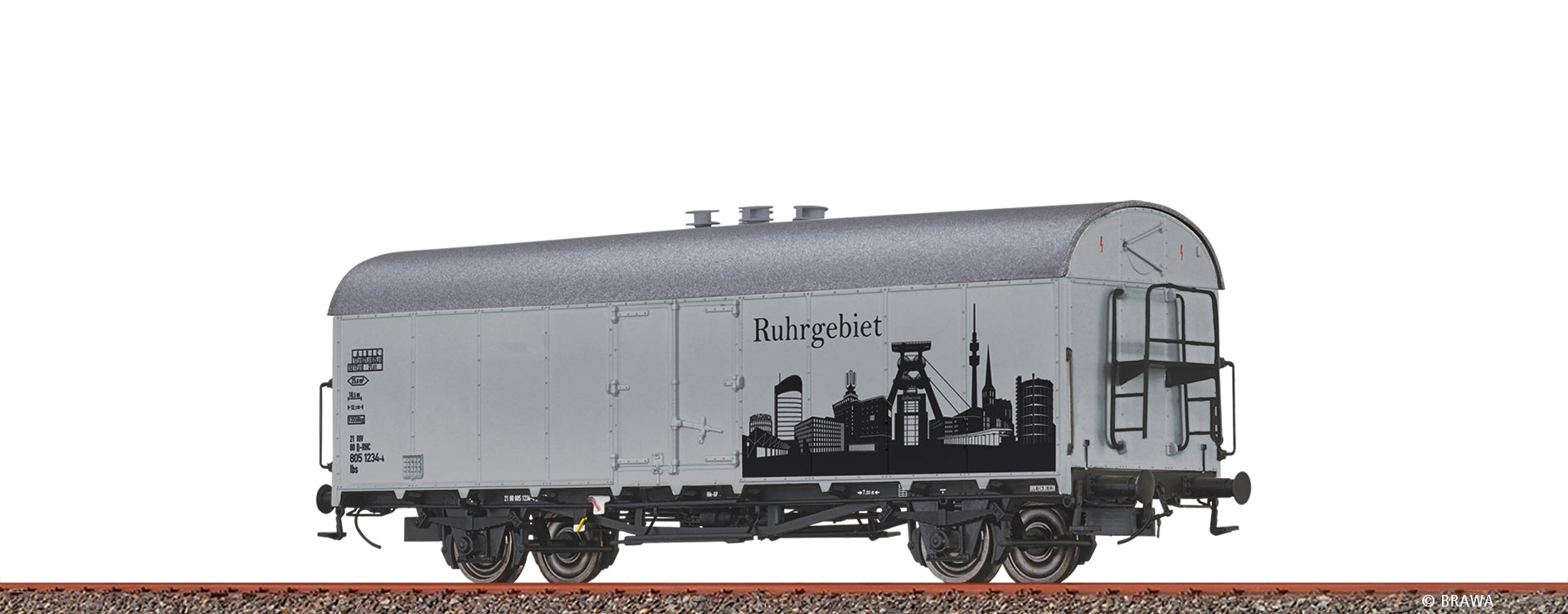 H0 Gedeckter Güterwagen Ibs "Skyline Ruhrgebiet" $21 80 805 1234-4
