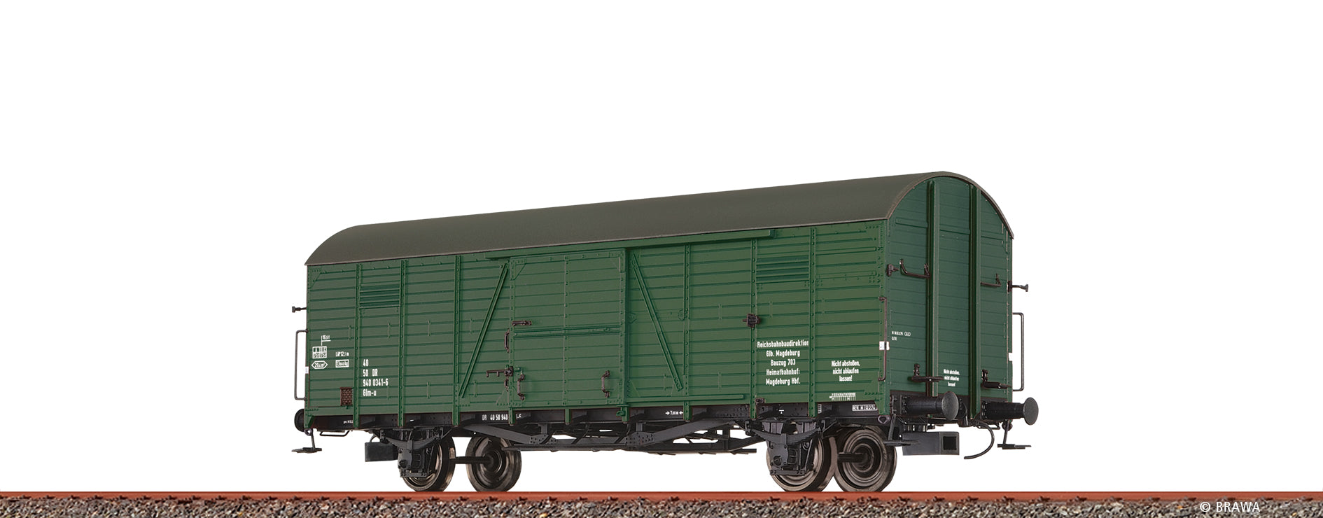 H0 Gedeckter Güterwagen Glm-u DR $40 50 940 0341-6