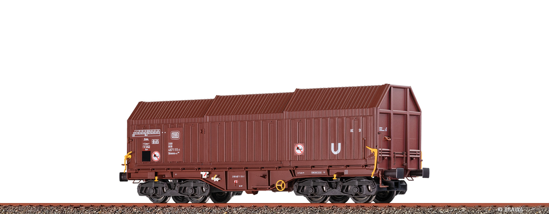 H0 Teleskophaubenwagen Shimmns-u708 DB AG $31 80 467 1 111-1