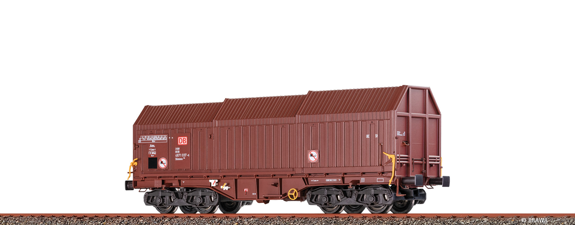 H0 Teleskophaubenwagen Shimmns-u708 DB AG $31 80 477 7 167-6